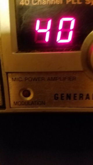 AND RARE GENERAL ELECTRIC CB RADIO MODEL 3 - 5813B 3