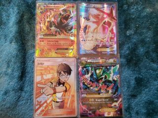 Pokemon Cards Ultra Rare Holo 3 Ex 1 Full Art Trainer Rayquaza 61/108,  More
