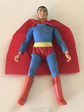 Vintage Mego Superman - Type 1 - Dc Comics Action Figure - 1970s Superman - Rare