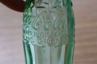 Pat.  D - 105529 Coca Cola Bottle Fayetteville Arkansas Ark AR 1948 Rare 2