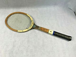 Pinguin Finley Wooden Tennis Racket Racquet Tournament Model Vintage Antique