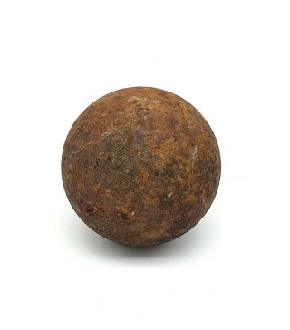 17th/18th Century 2 Inch Diameter Cannonball.  In