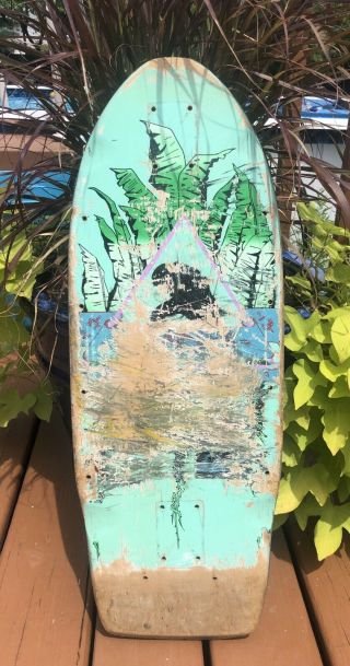 Rare Vintage Natas Kaupas Skateboard Frank Frazetta Inspired 1980’s Deck Sma Og