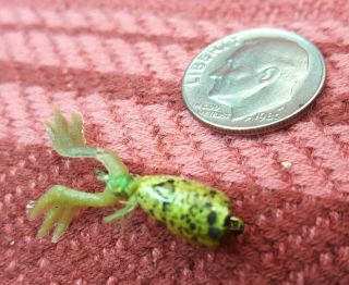 Vintage Paw Paw Wotta Frog Fly Rod Fishing Lure Small Wee Size Bait