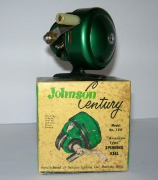 Johnson Century Model 100 Fishing Reel W/original Box