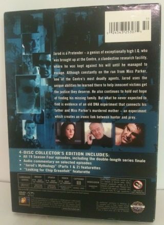 The Pretender Complete 4season DVD 2009 4 Disc Set DISCS RARE OOP 3