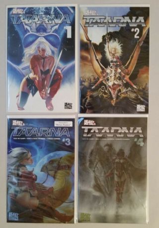Taarna Heavy Metal Issues 1,  2,  3,  And 4 Nm Rare 2019 Royo More