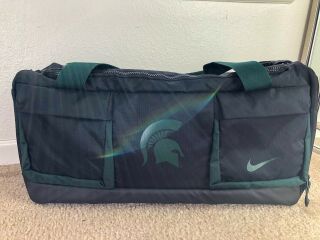 Rare Team Issued Michigan State Football Spartans Nike Vapor Duffel Bag