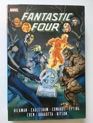 Marvel Fantastic Four Jonathan Hickman Omnibus Vol 1 Oop Hardcover Rare