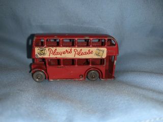 Rare Vintage Matchbox Lesney No.  5 London Bus “players Please”