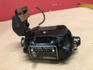 Simanco Sewing Machine Motor Vintage B.  U.  7 - E 0.  6 Amp Antique