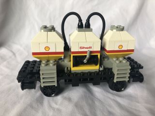 Lego Vintage Train 7813 Shell Tanker Wagon 97 Complete