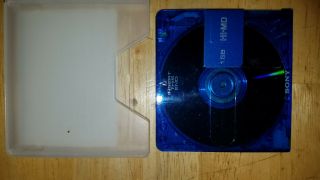 Rare White Sony MZ - NH600 HI - MD minidisc recorder w/1 GB blank minidisc 2