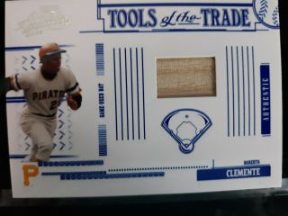 Roberto Clemente 2005 Playoff Tools Of The Trade Game/used Bat Sn248/250 Rare Sp