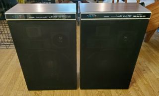 Rare Pioneer Cs - 703 Speakers Pair Vintage Hi Fi