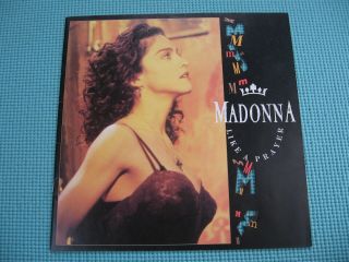 Madonna Like A Prayer Promo Book Japan Warner Mega Rare