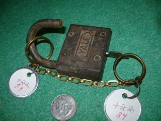 Yale Antique Padlock From 1800 