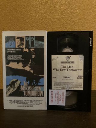 The Man Who Saw Tomorrow Vhs Rare Documentary Hosted By Orson Welles
