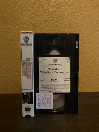 The Man Who Saw Tomorrow vhs RARE Documentary Hosted By Orson Welles 2