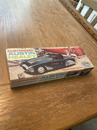 Vintage Aurora Customized Austin Healy Plastic Model Kit