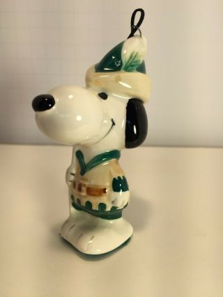 Vintage Peanuts Snoopy " Robin Hood " Ceramic Figurine Rare 1977