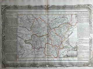 Sale: France 1790 Côte D’or Saône Loire Jura L’ain,  Brion De La Tour Antique Map