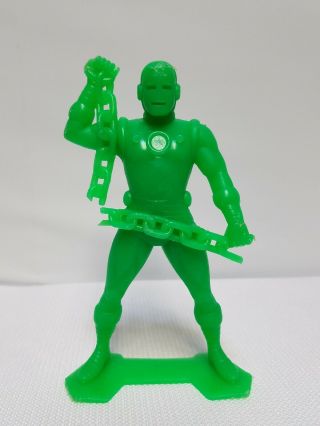 Vintage Very Rare Green 1967 Marx Marvel Heroes Iron Man Figure