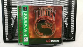 Mortal Kombat Trilogy Playstation (psone Ps1) Video Game Greatest Hits (rare 96)
