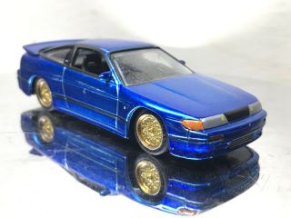 Jada Toys Nissan 1:64 Sileighty 240sx / 180Sx Silvia Initial D Rare Blue Vintage 2