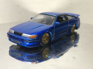 Jada Toys Nissan 1:64 Sileighty 240sx / 180Sx Silvia Initial D Rare Blue Vintage 3
