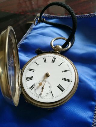 Antique Vintage Gentleman’s Fine Pocket Watch.  Key Wound.  (not)