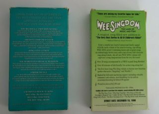 Rare Wee Sing Demo / Screener VHS Tapes - Under the Sea,  WeeSingdom READ INFO 2