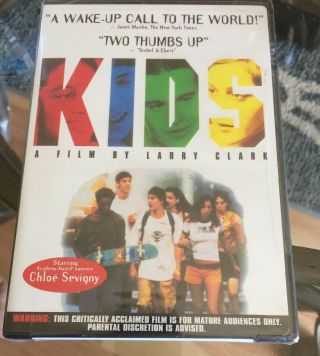 Kids Rare Oop Unrated Dvd - 1995 Larry Clark,  Chloe Sevigny,  Rosario Dawson