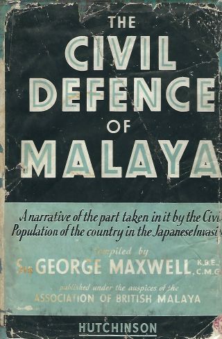 Rare Malaya Civil Defence Singapore Malay Japanese Invasion Penang Dacoits