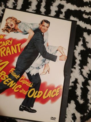 Arsenic And Old Lace Cary Grant,  Peter Lorre Frank Capra Dvd Rare.  Hard To Find.