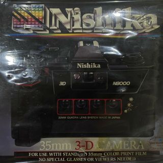 Factory Nishika N8000 35mm 3 - D Camera,  Rare,  Never Opened