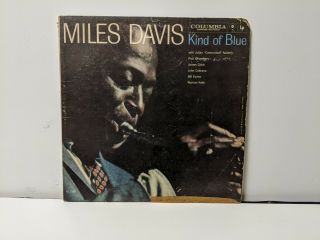 Rare Miles Davis Kind Of Blue Lp/vinyl/record Misprint Columbia Cl 1355