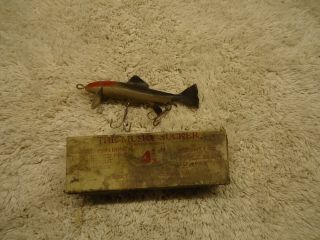 Vintage Musky Sucker 4 1/2 " Fishing Lure With Box.