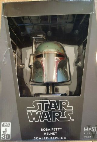 Star Wars Master Replicas BOBA FETT SW - 359 Scaled Helmet RARE 3