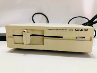 Vintage Casio FP - 1021FD1 Floppy Disk Drive Unit Rare 2