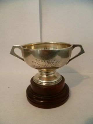 Vintage Sterling Silver Trophy Cup & Stand London 1961