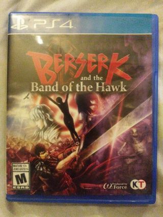 Berserk And The Band Of The Hawk Ps4 (sony Playstation 4,  2017) Rare