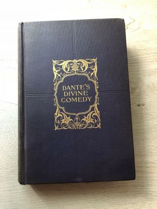 1897 Rare Book - The Divine Comedy Of Dante Aligheri - By T.  Y.  Crowell & Co.