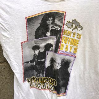 Rare Vintage Thompson Twins 1985 Tour Of Future Days Shirt Size Large 2