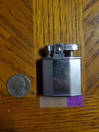 Vintage Octagonal Rare 8 Sided Rare Realite Lighter Precision Movement