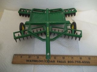 Rare Vintage 1/16 Scale Ertl John Deere Disc In For Its Age 2