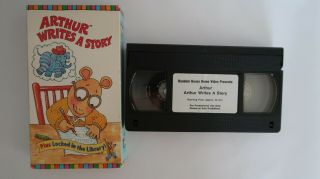 Arthur Writes a Story Screener / Demo VHS 1997 - Rare 3