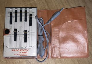 Rare 1980’s “the Go Between “ Mini Graphic Equalizer By Sonic Dea - 60