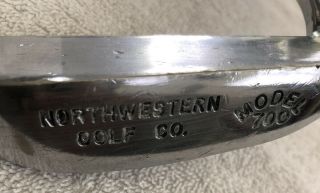 Rare Vintage Northwestren Golf Co.  Model 700 Putter 35” Steel Shaft 2