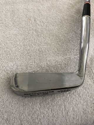 Rare Vintage Northwestren Golf Co.  Model 700 Putter 35” Steel Shaft 3